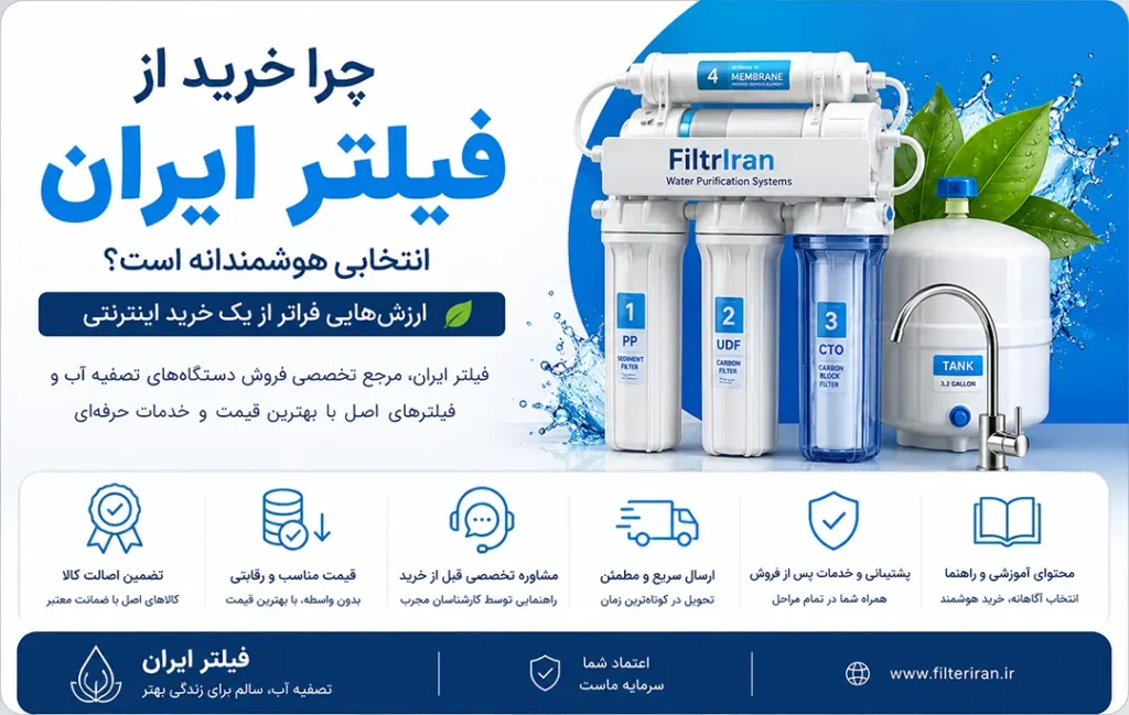 فیلتر ایران؛ مرجع تخصصی خرید دستگاه تصفیه آب در ایران