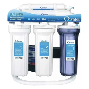 نمای روبه‌رو دستگاه تصفیه آب QWater Primer هوزینگی