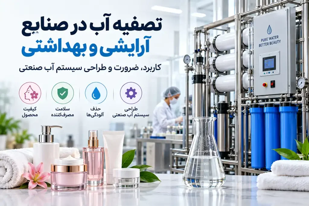 تصفیه آب در صنایع آرایشی و بهداشتی؛