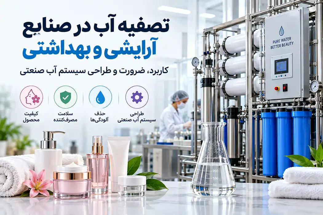 تصفیه آب در صنایع آرایشی و بهداشتی؛