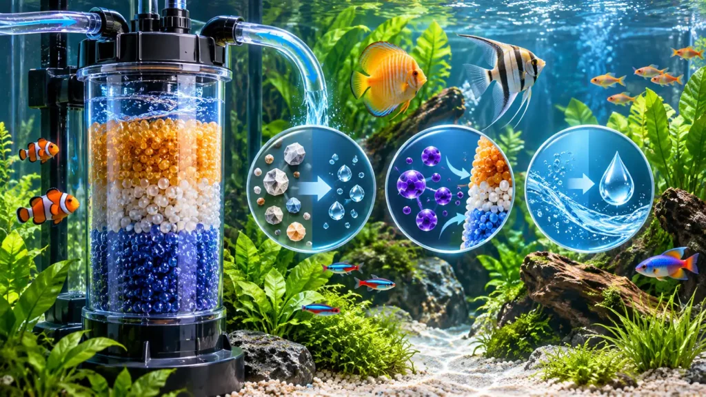 فیلتر رزینی برای آکواریوم